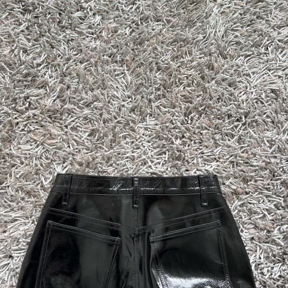 rag & bone Black Patent Leather Pants - Picture 7 of 12